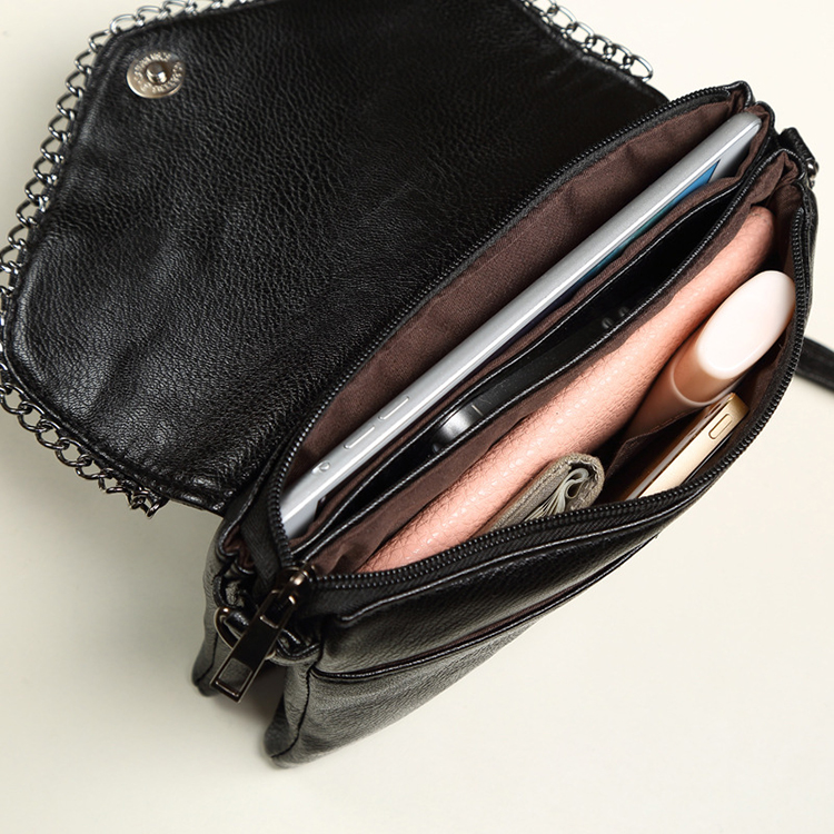 女士设计师手提包女士斜挎手提包 PU 皮革钱包和包(图3)