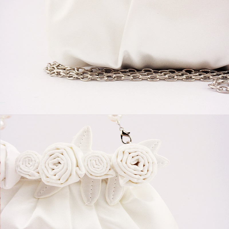 Elegant Pearl Evening Wedding Bag Fashion Ladies Beaded Clutch Purse Pearl Evening Designer Bags(图4)