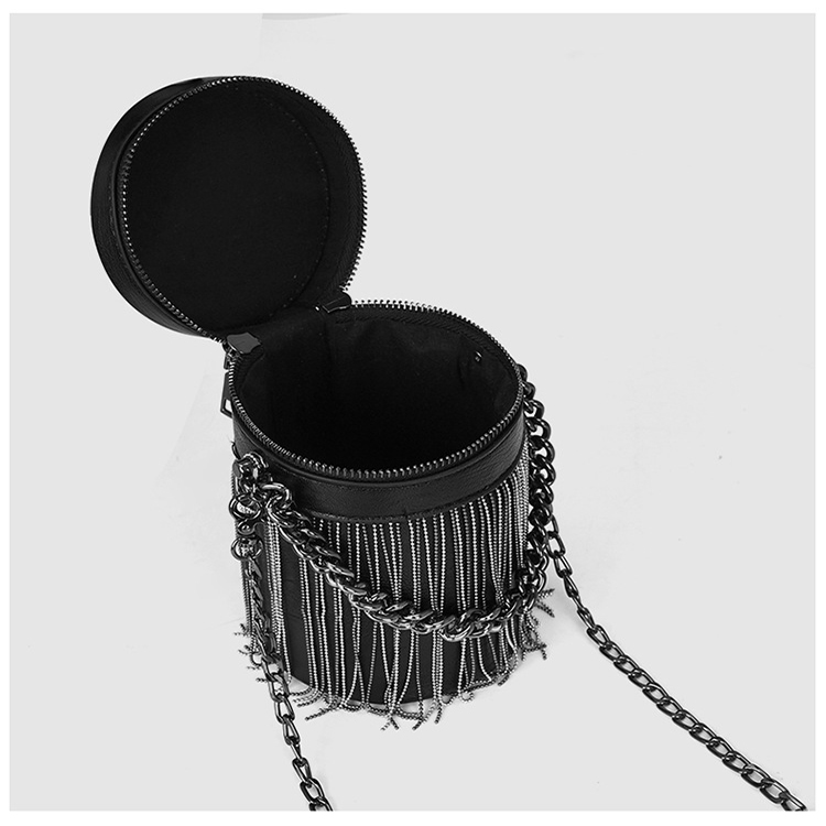 Wholesale Price Clutch Bag Bling Bling Tassel Long Chain Evening Bags Clear Womens Evening Bags(图3)