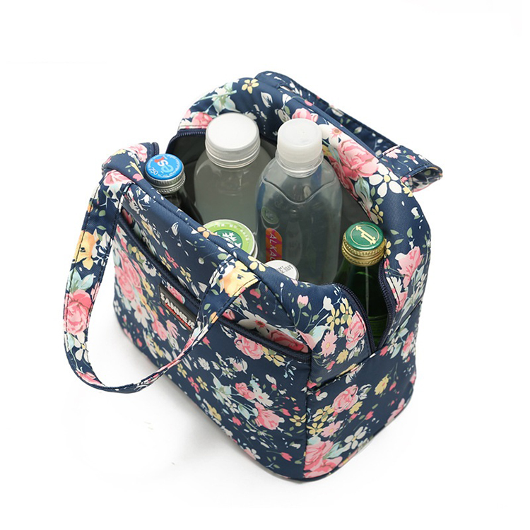 新款便携式保温饭袋女士可重复使用冷藏袋儿童饭盒保温袋午餐袋定制(图4)