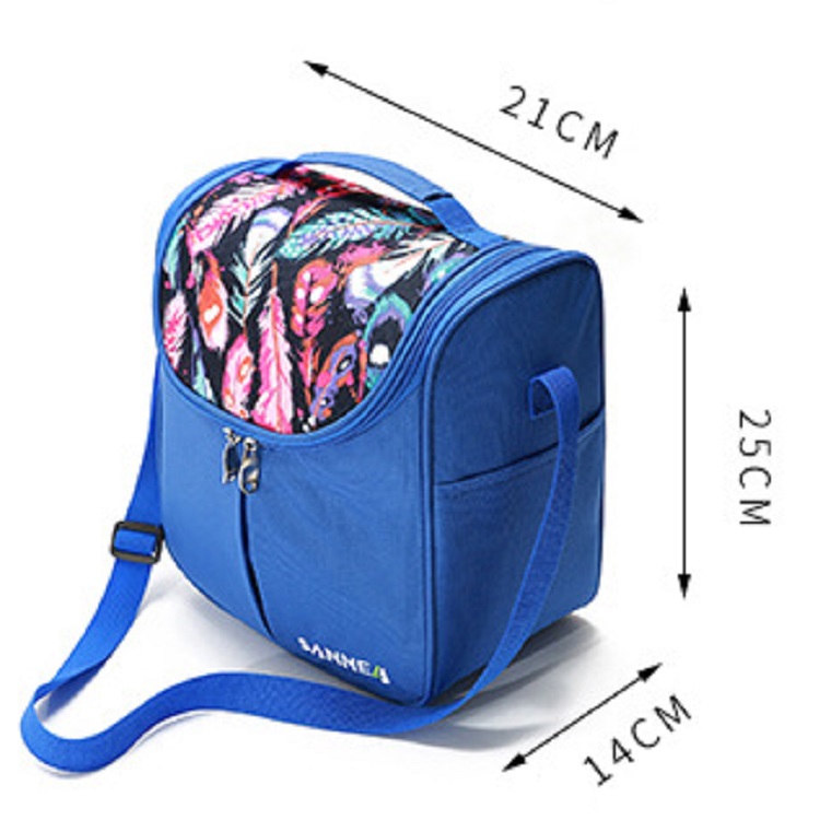 批发大容量午餐袋可重复使用可折叠冷藏手提袋大杂货袋(图6)