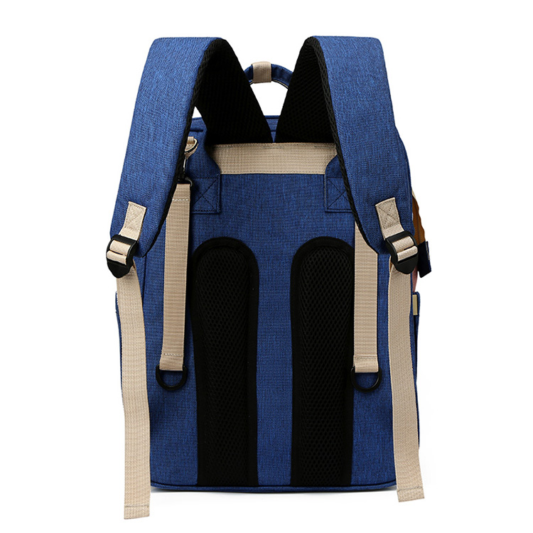 Multifunctional Travel Large Capacity Bag Waterproof Mother Baby Bed Backpack Custom Mommy Diaper Ba(图5)