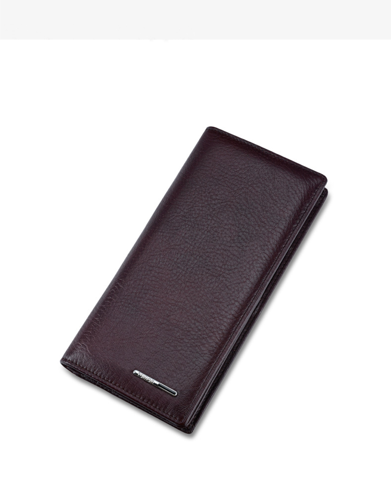 Custom Men Wallet Coin Credit Card Holders Purse Vintage PU Leather for Gentleman(图1)