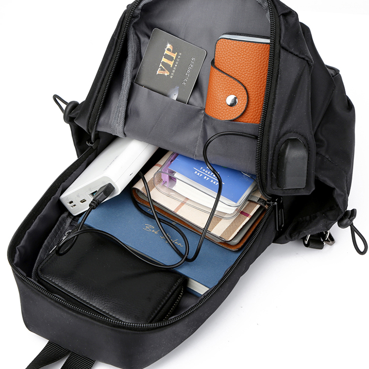 大容量休闲学生书包背包男士多功能旅行背包(图32)