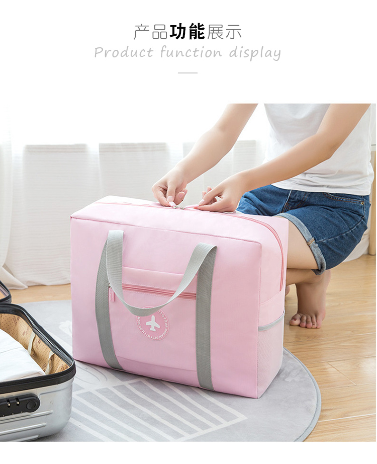 Fashion Folding Travel Bag Nylon High Quality Storage Bag Ladies Hand Luggage New Large Capacity Duf(图10)