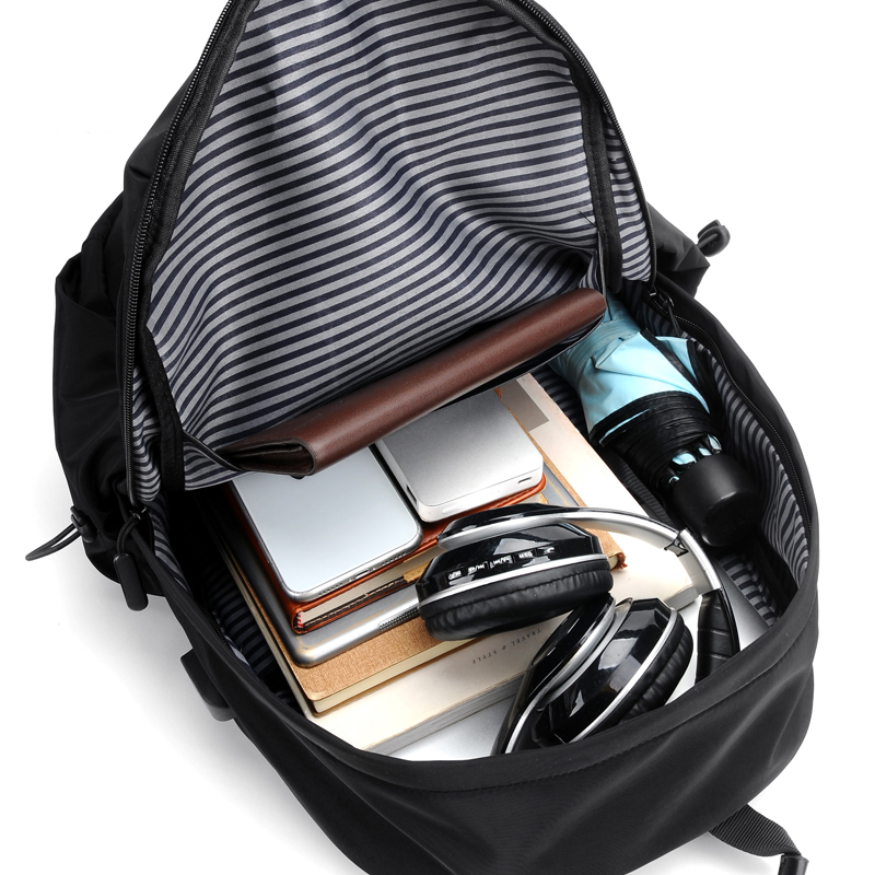 Mens Backpack Trendy Backpack School Bag Large Capacity Travel Waterproof backpack(图1)