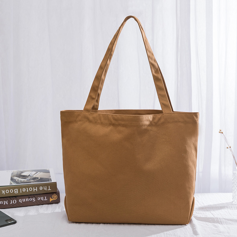 Factory Direct Supply Cheap Customized Logo Tote Shopping Bag Cotton Canvas Bag(图2)