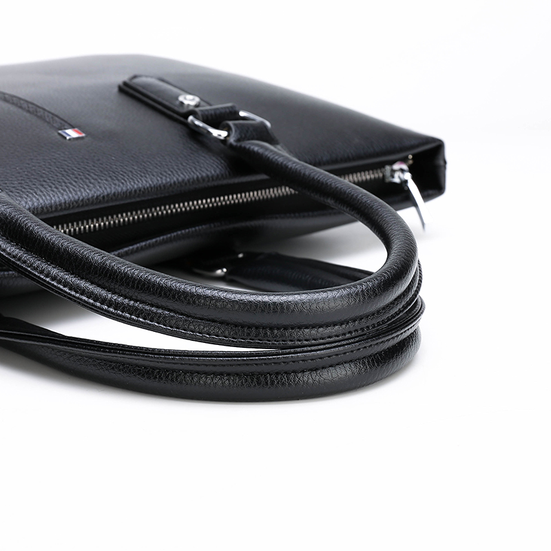 Office Business Single Shoulder Cross Bag Leather Briefcase, Laptop Bag For Men(图8)