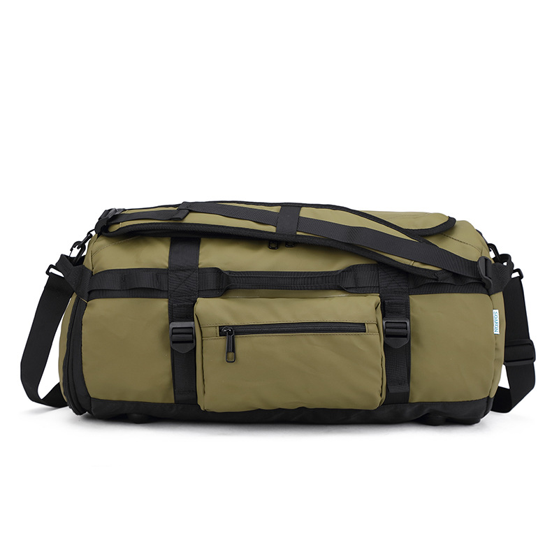 large capacity duffle bags gym men waterproof sports bag travel bag with shoe compartment(图6)
