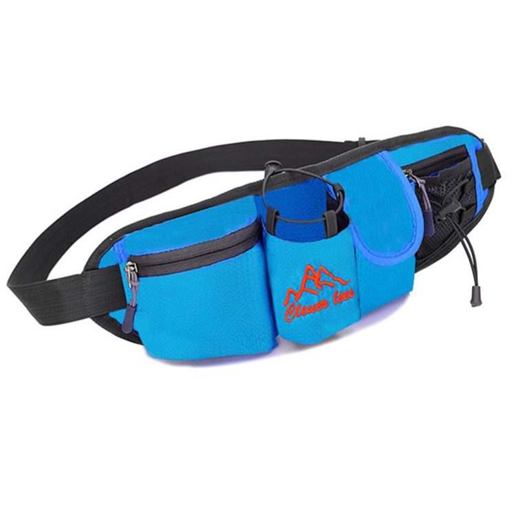 Outdoor Waterproof Hiking Cycling Running Belt Waist Bag Custom Sport Fanny Pack With Water Bottle H(图5)